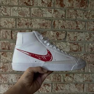 Nike Blazer Mid’s - Red Scribble Pack